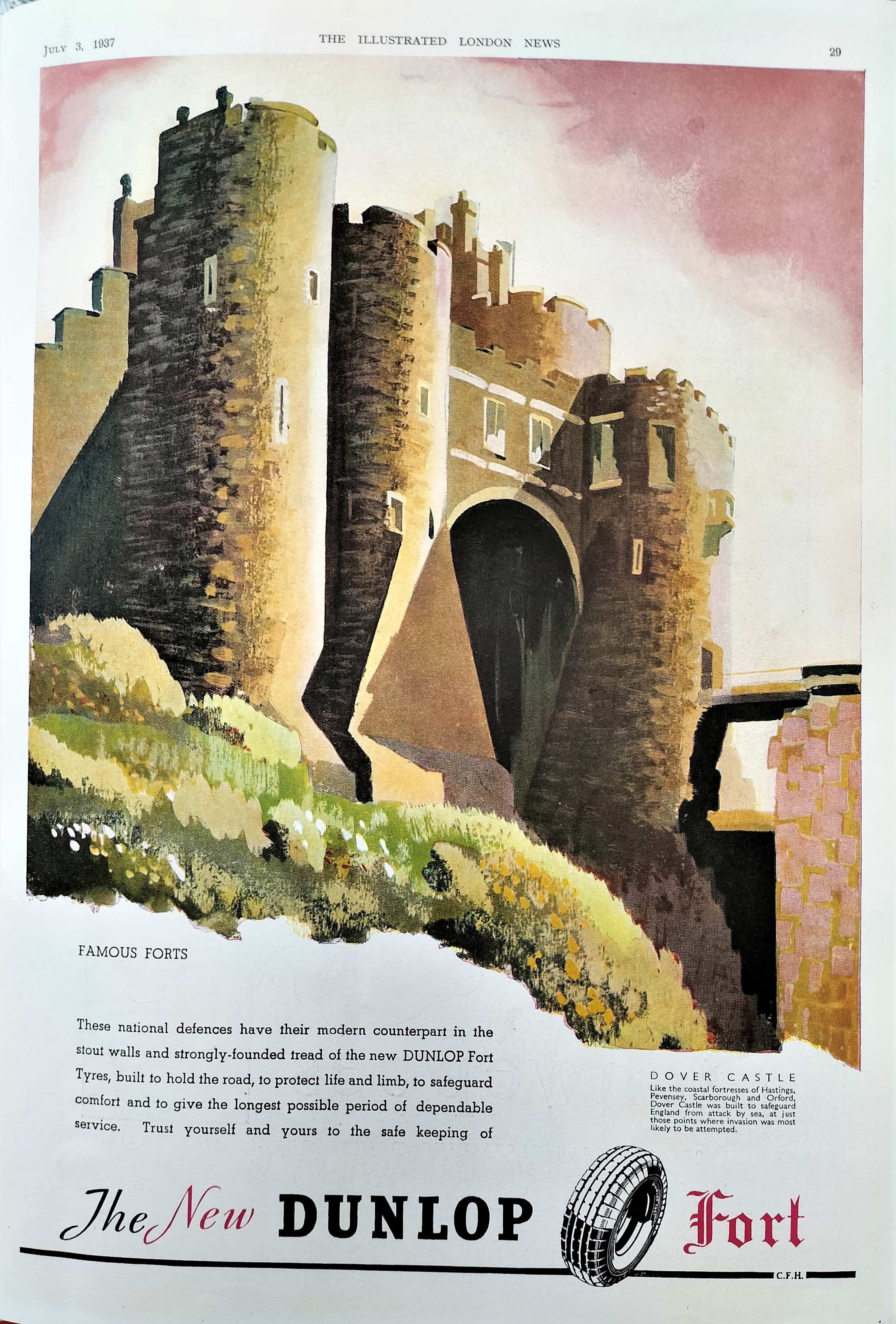 Dunlop ad Dover Castle